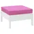 Produktbild 3 för Palldyna rosa 60x60x8 cm oxfordtyg