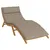 Produktbild 3 för Dyna till solsäng taupe 180x60x3 cm oxfordtyg