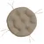 Produktbild 2 för Rund dyna taupe Ø 60 x11 cm oxfordtyg