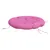 Produktbild 4 för Rund dyna rosa Ø 100 x11 cm oxfordtyg