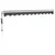 Produktbild 6 för Markis infällbar antracit 3x2,5 m tyg&aluminium