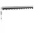 Produktbild 6 för Markis infällbar antracit 3,5x2,5 m tyg&aluminium