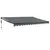 Produktbild 2 för Markis infällbar antracit 4x3 m tyg&aluminium