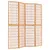 Produktbild 2 för Rumsavdelare med 4 paneler japansk stil 160x170 cm