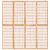 Produktbild 3 för Rumsavdelare med 4 paneler japansk stil 160x170 cm