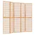 Produktbild 2 för Rumsavdelare med 5 paneler japansk stil 200x170 cm