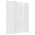 Produktbild 2 för Rumsavdelare med 4 paneler japansk stil 160x170 cm vit
