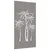 Produktbild 3 för Väggdekoration 105x55 cm rosttrögt stål palmdesign