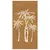 Produktbild 4 för Väggdekoration 105x55 cm rosttrögt stål palmdesign
