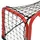Hockeymål med nät röd&svart 68x32x47cm stål&polyester 