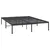 Produktbild 3 för Sängram metall svart 140x190 cm