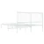 Produktbild 7 för Sängram med huvudgavel metall vit 140x190 cm