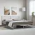 Produktbild 3 för Sängram med huvudgavel metall vit 183x213 cm