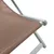 Produktbild 9 för Strandstolar hopfällbara 2 st brun aluminium och textilen
