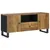 Produktbild 2 för TV-skåp 105x33,5x46 cm massivt mangoträ och konstruerat trä