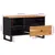 Produktbild 11 för Tv-bänk 80x33x46 cm massivt akacia och konstruerat trä