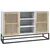 Produktbild 2 för Förvaringsskåp vit 105x30x65 cm konstruerat trä