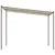 Produktbild 4 för Paviljong beige 3x3 m 180 g/m² tyg och stål