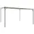 Produktbild 2 för Paviljong beige 4x4 m 180 g/m² tyg och stål