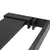 Produktbild 5 för Duschhylla för duschvägg svart 80 cm gjuten aluminium