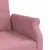 Produktbild 10 för Bäddsoffa med dynor rosa sammet