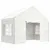 Produktbild 2 för Paviljong med tak vit 4,08x2,23x3,22 m polyeten