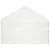 Produktbild 3 för Paviljong med tak vit 4,08x2,23x3,22 m polyeten