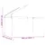 Produktbild 4 för  Paviljong med tak vit 4,08x2,23x3,22 m polyeten