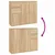 Produktbild 9 för Skänk sonoma-ek 91x29,5x75 cm konstruerat trä