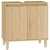 Produktbild 2 för Tvättställsskåp sonoma-ek 58x33x60 cm konstruerat trä