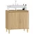Produktbild 4 för Tvättställsskåp sonoma-ek 58x33x60 cm konstruerat trä