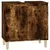 Produktbild 2 för Tvättställsskåp rökfärgad ek 58x33x60 cm konstruerat trä