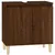Produktbild 2 för Tvättställsskåp brun ek 58x33x60 cm konstruerat trä