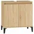 Produktbild 2 för Tvättställsskåp sonoma-ek 58x33x60 cm konstruerat trä
