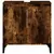 Produktbild 6 för Tvättställsskåp rökfärgad ek 58x33x60 cm konstruerat trä