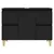 Produktbild 5 för Tvättställsskåp svart 80x33x60 cm konstruerat trä