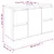 Produktbild 10 för Tvättställsskåp svart 80x33x60 cm konstruerat trä
