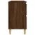 Produktbild 7 för Tvättställsskåp brun ek 80x33x60 cm konstruerat trä