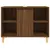 Produktbild 6 för Tvättställsskåp brun ek 80x33x60 cm konstruerat trä