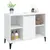 Produktbild 4 för Tvättställsskåp vit 80x33x60 cm konstruerat trä
