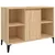 Produktbild 2 för Tvättställsskåp sonoma-ek 80x33x60 cm konstruerat trä