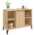 Produktbild 4 för Tvättställsskåp sonoma-ek 80x33x60 cm konstruerat trä