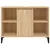 Produktbild 6 för Tvättställsskåp sonoma-ek 80x33x60 cm konstruerat trä