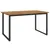 Produktbild 2 för Trädgårdsbord med U-formade ben 140x80x75 cm massivt akaciaträ