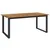 Produktbild 2 för Trädgårdsbord med U-formade ben 180x90x75 cm massivt akaciaträ
