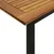 Produktbild 6 för Trädgårdsbord med U-formade ben 180x90x75 cm massivt akaciaträ