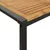 Produktbild 6 för Trädgårdsbord med U-formade ben 160x80x75 cm massivt akaciaträ