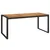 Produktbild 2 för Trädgårdsbord med U-formade ben 180x90x75 cm massivt akaciaträ