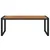 Produktbild 3 för Trädgårdsbord med U-formade ben 200x90x75 cm massivt akaciaträ