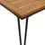 Produktbild 7 för Trädgårdsbord med hårnålsben 160x80x75 cm massivt akaciaträ